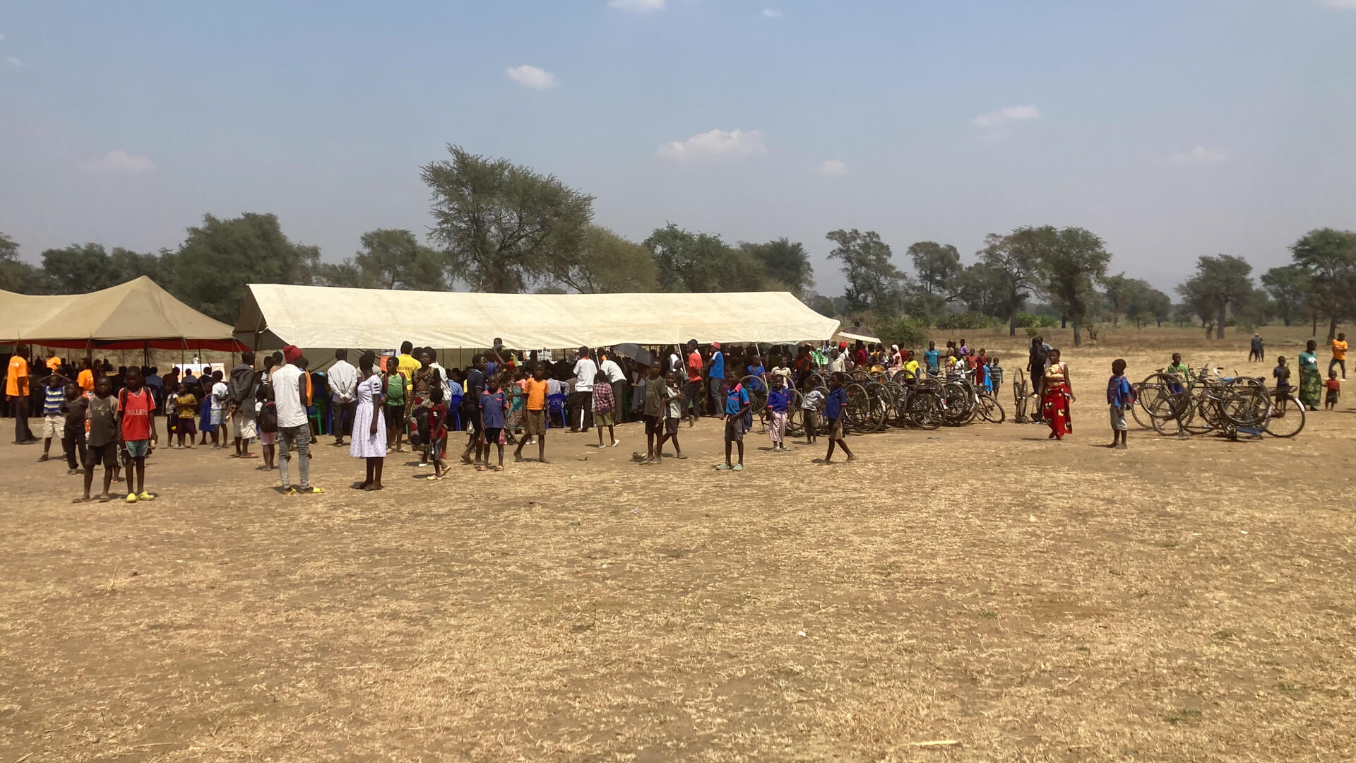 view of african village