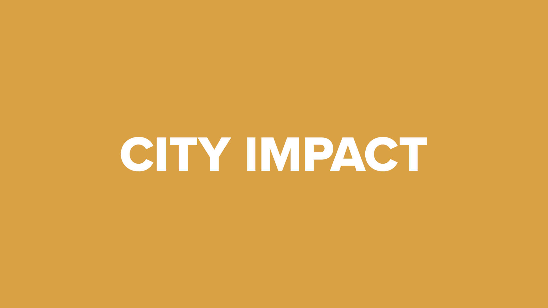 city impact